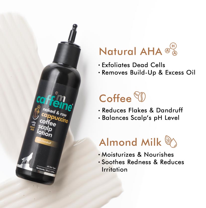 Anti-Dandruff Cappuccino Scalp Lotion with Natural AHA - 100ml