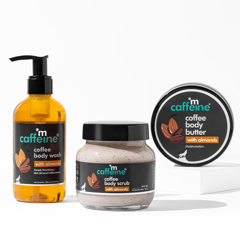 Body Cleansing & Moisturizing Trio with Almonds