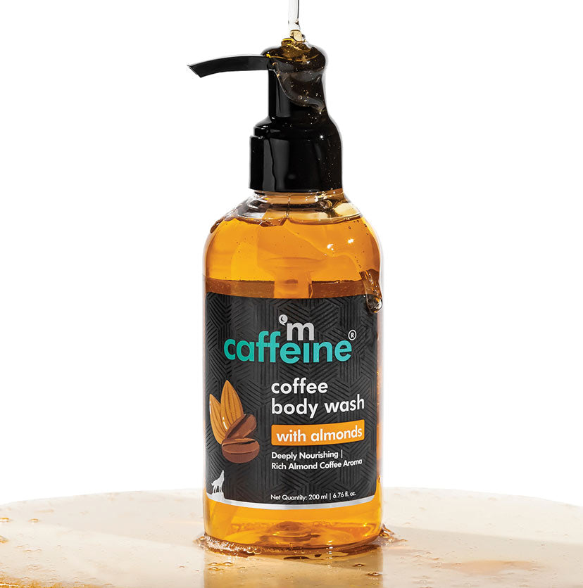 Coffee Body Wash with Almonds for Energizing & De-Tan -200ml