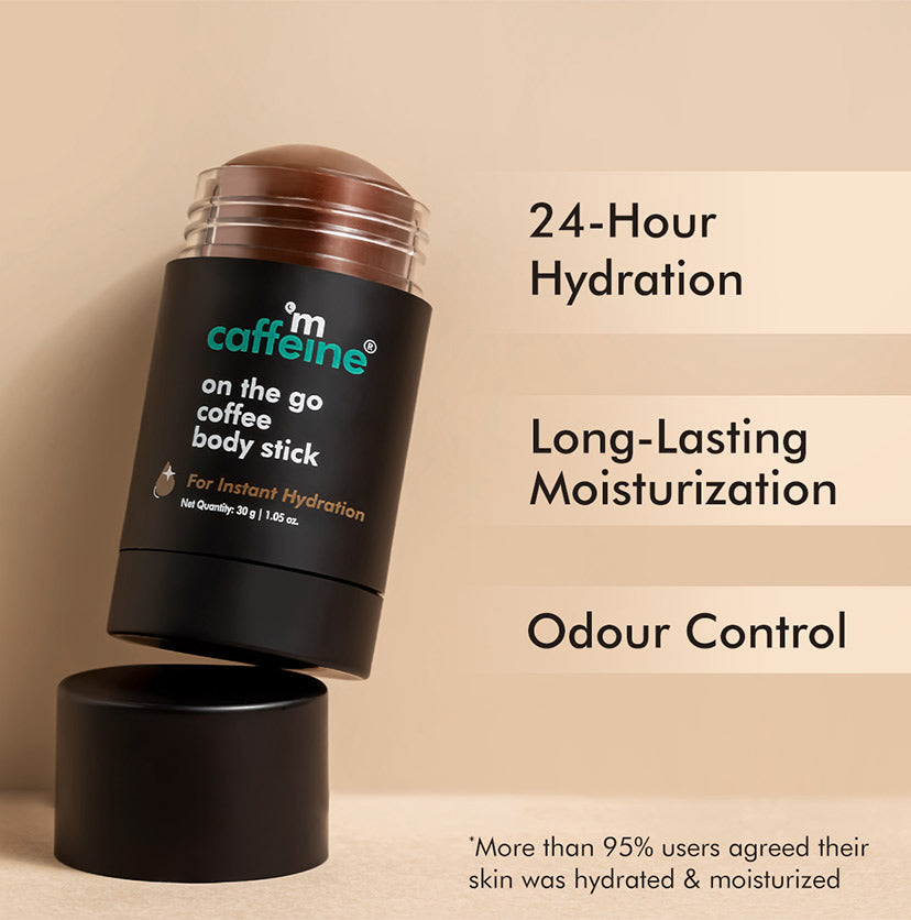 Coffee Body Stick for On the Go Hydration & Odour Control - 30g