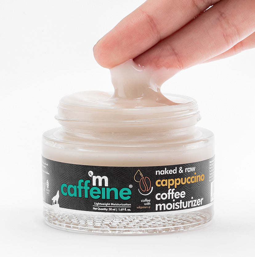 Cappuccino Coffee Face Moisturizer with Vitamin E - Almond Milk - 50ml