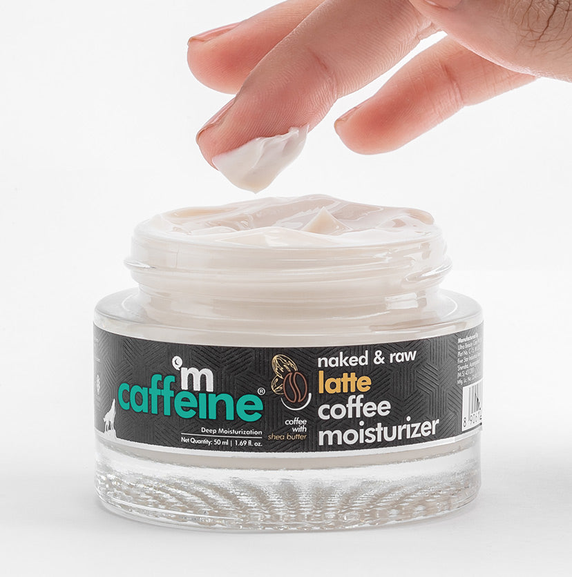 Latte Coffee Face Moisturizer with Shea Butter - Ceramide - Almond Milk - 50 ml