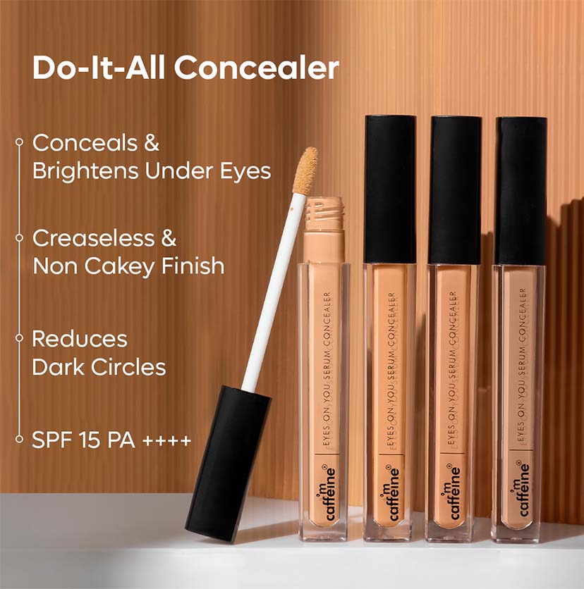 Eyes On You Serum Concealer | Brightens Under Eye & Reduces Dark Circles - Biscoff Shake - 5ml