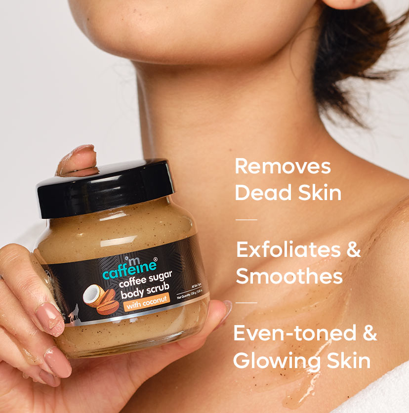 Coffee Sugar Body Scrub Removes Dead Skin