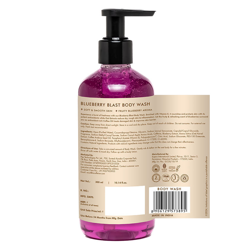 Blueberry Blast Body Wash | Fruity Blueberry Aroma - 300 ml