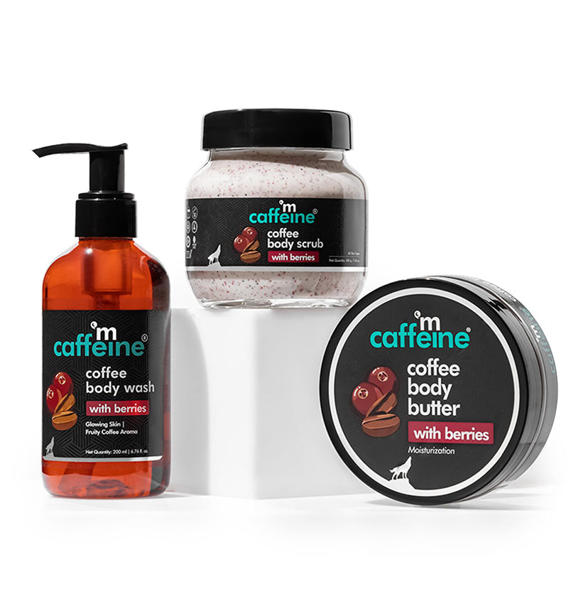 Body Cleansing & Moisturizing Trio with Berries