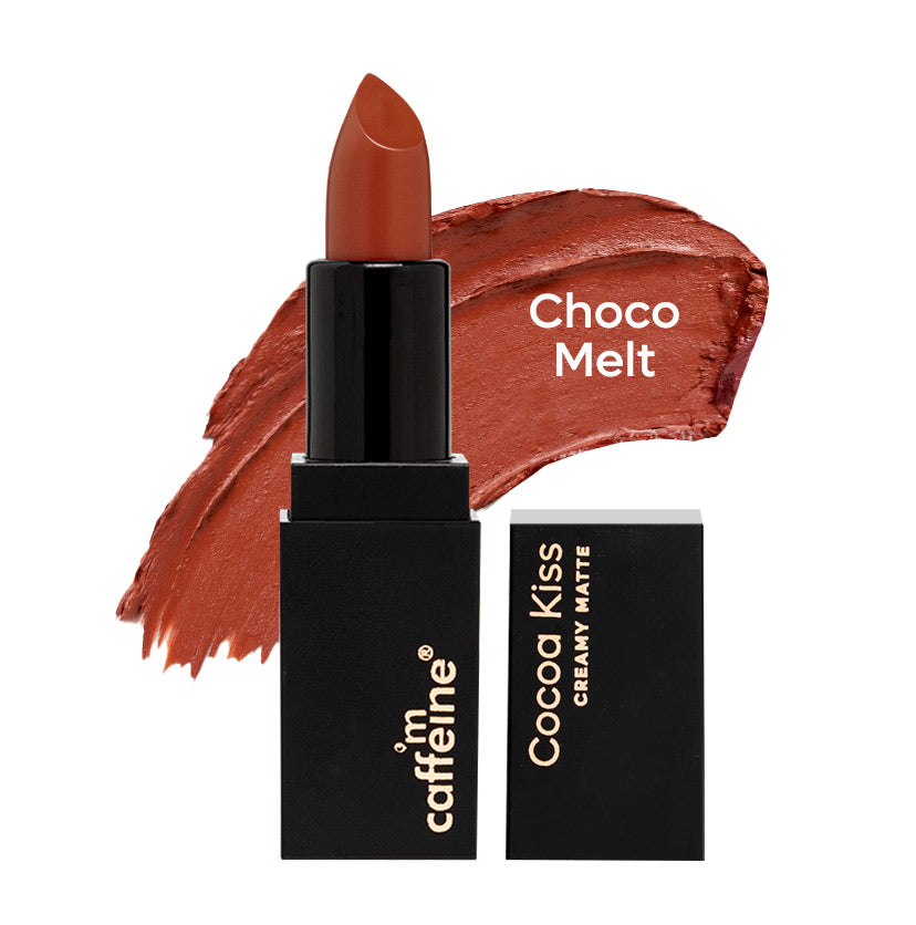 Cocoa Kiss Creamy Matte Nude Lipstick with Cocoa Butter - Choco Melt