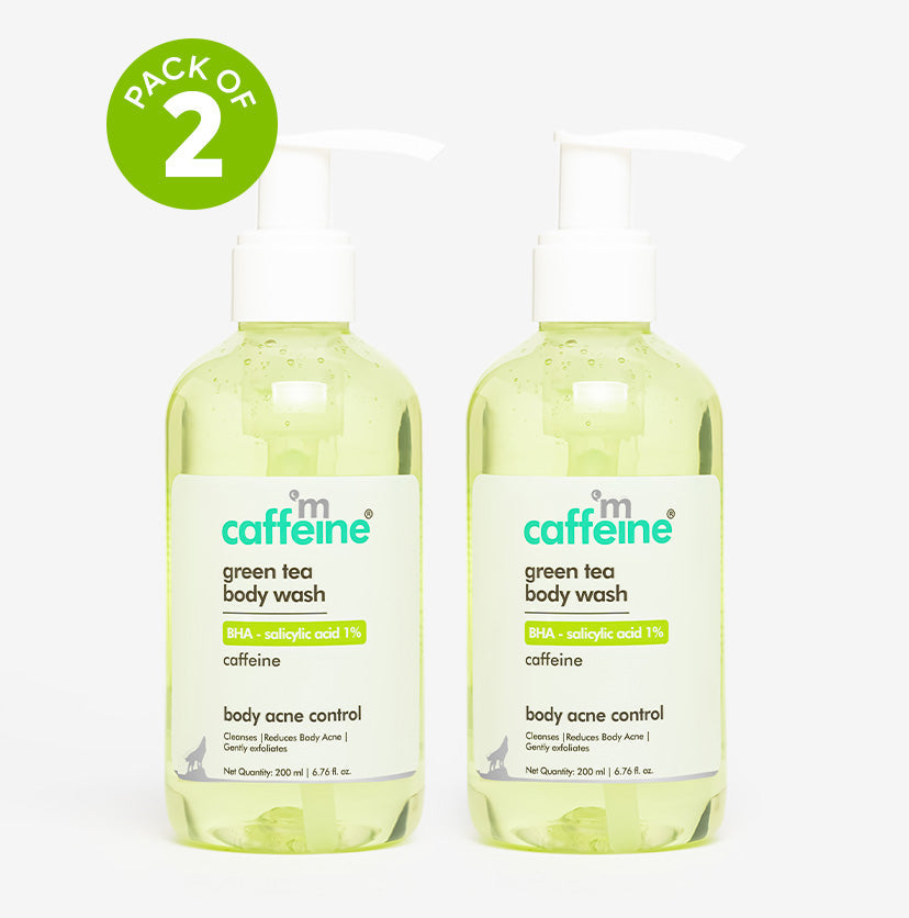 Green Tea & 1% Salicylic Acid Body Wash - 200ml - Pack of 2