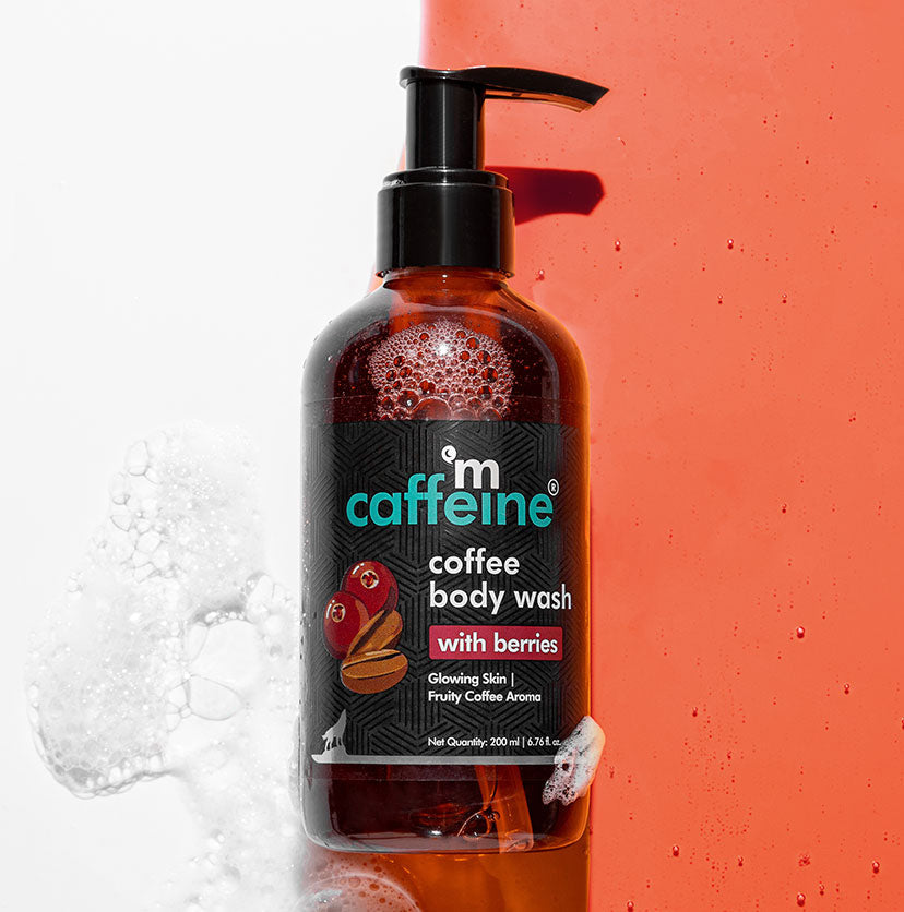 Coffee Body Wash with Berries for Energizing & De-Tan - 200ml