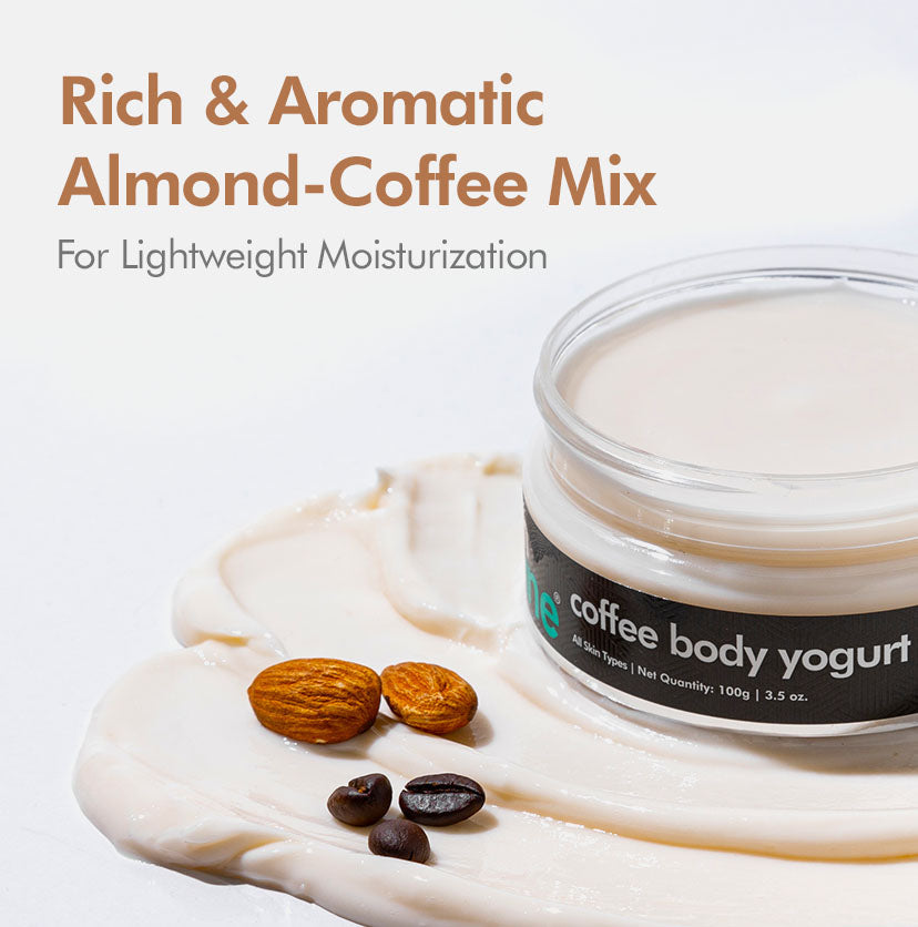 Coffee Body Yogurt with Almonds for Instant Hydration & Quick Absorption | Nutty-Coffee Aroma - 100g