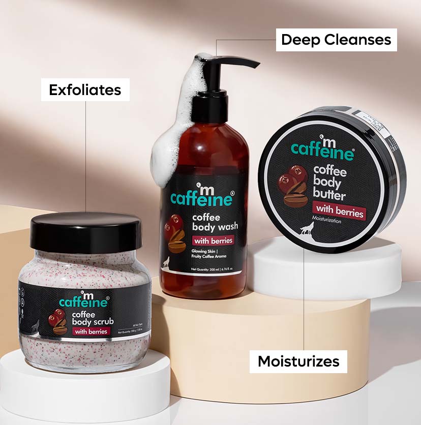 Body Cleansing & Moisturizing Trio with Berries