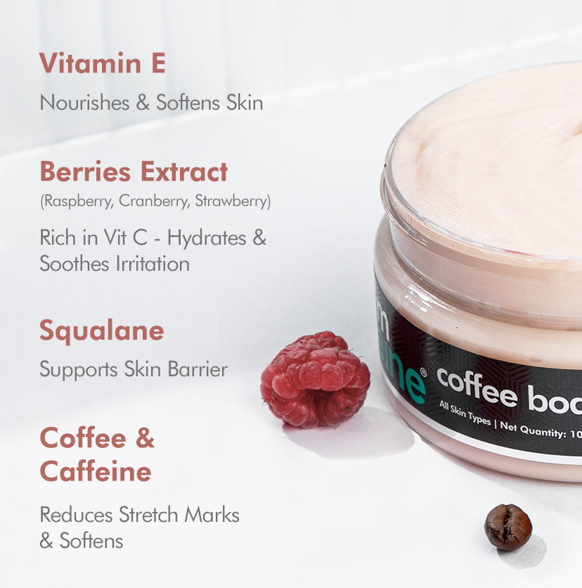 Coffee Body Yogurt with Berries for Instant Hydration & Quick Absorption | Refreshing Fruity-Coffee Aroma - 100g