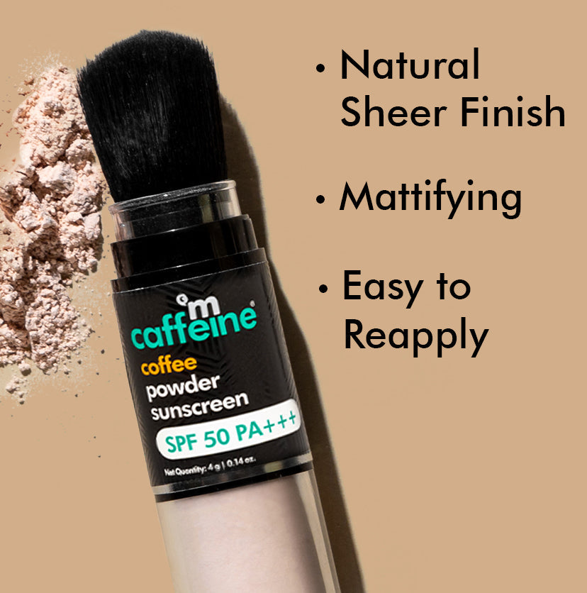 Coffee Powder Sunscreen With Mattifying