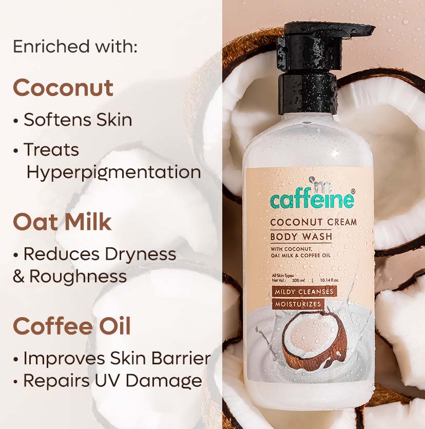 Coconut Cream Body Wash | Calming Coconut Aroma  - 300 ml