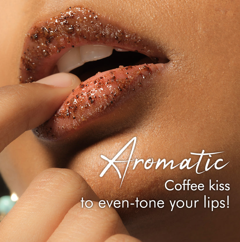 Coffee Lip Scrub for Chapped Lips | Reduces Tan & Pigmentation - 12g