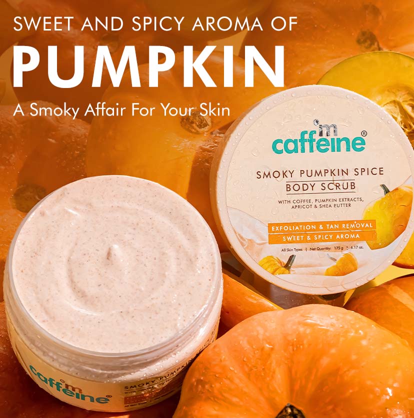 Smoky Pumpkin Spice Body Scrub | Exfoliates, Removes Tan | Sweet & Spicy Aroma - 175g