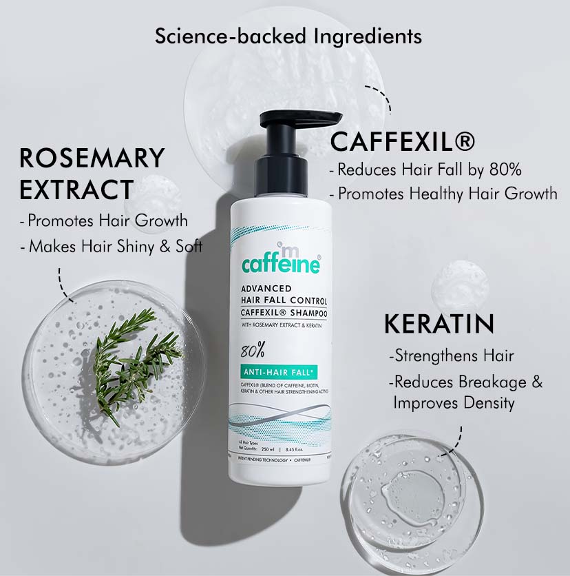 Advanced Hair Fall Control Caffexil® Shampoo with Rosemary-250 ML