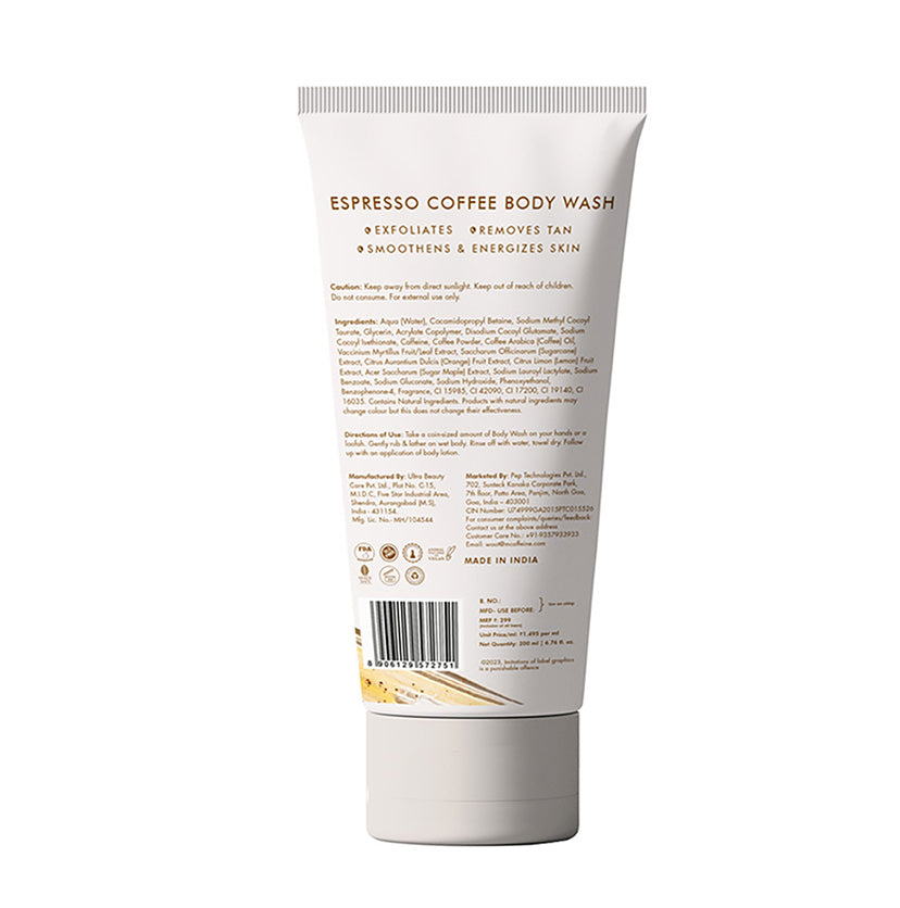 Espresso Coffee Body Wash - 200 ml